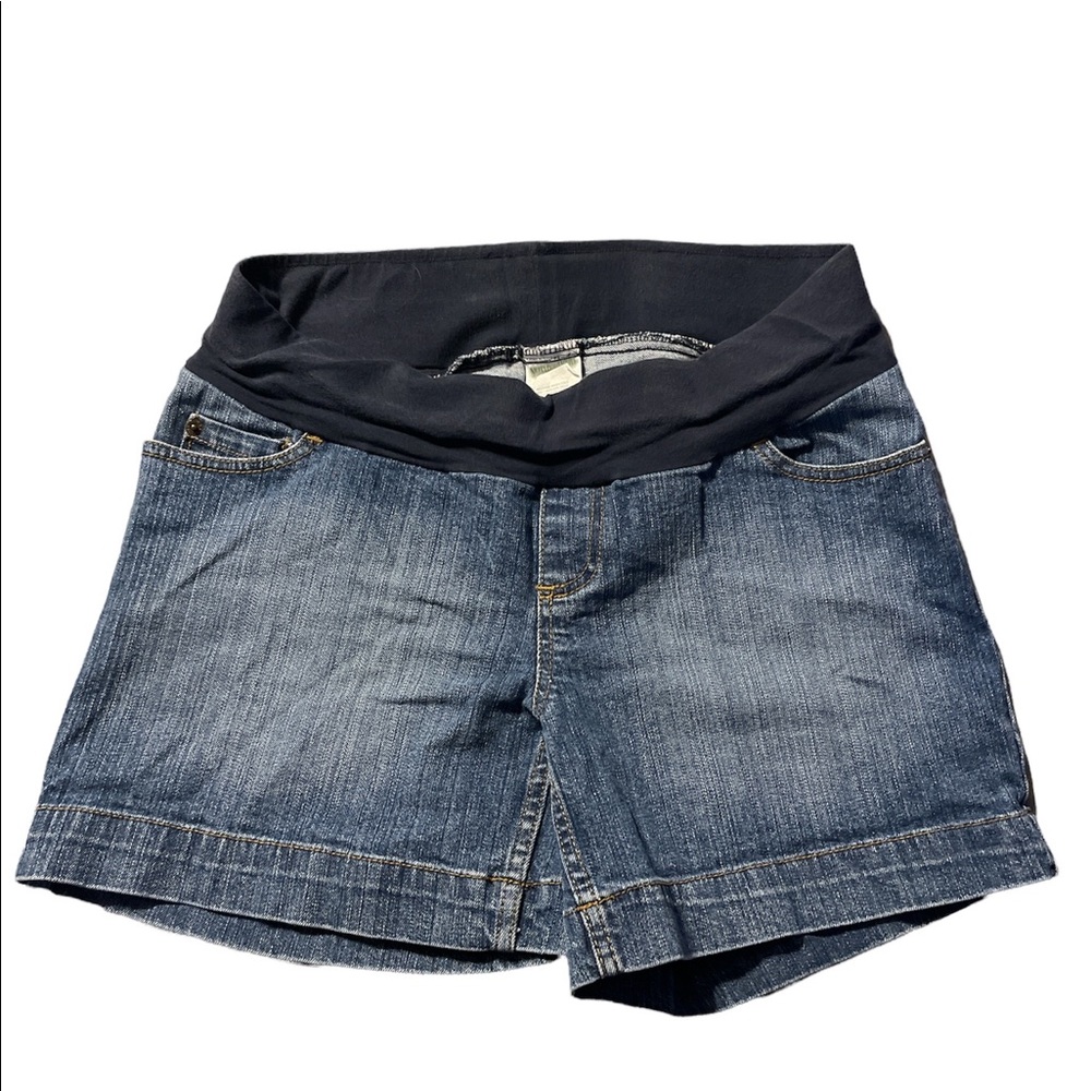 Motherhood Maternity Jean Shorts Sz M